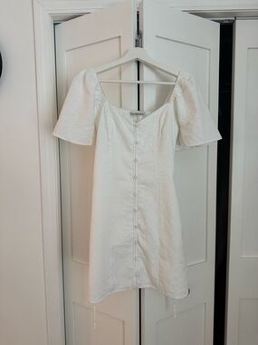 Abercrombie & Fitch linen blend mini dress xs